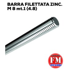 Barra filettata ZINC. M 8...