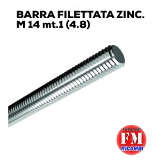 Barra filettata ZINC. M 14 mt.1 (4.8)