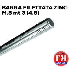 Barra filettata ZINC. M.8...