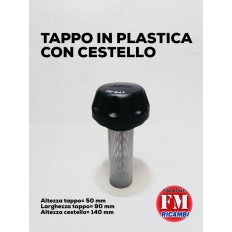 Tappo in plastica con cestello