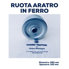 Ruota in lamiera 280x120