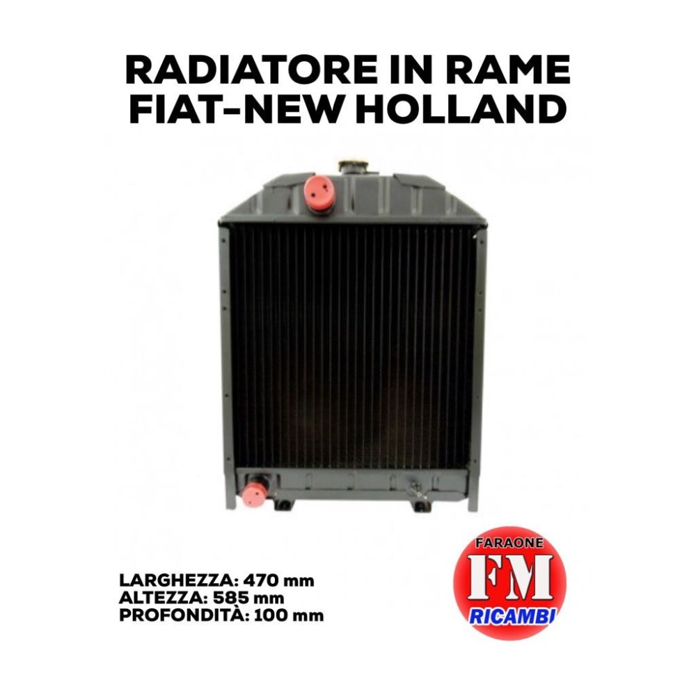 Radiatore in rame Fiat-New Holland