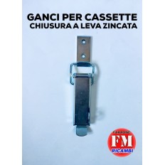 Ganci per cassette chiusura a leva zincata