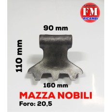 Mazza dentata per trincia Nobili,Lipa,Kuhn,Willibald e Palladin