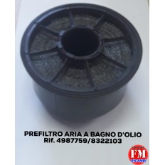 Prefiltro aria a bagno d'olio