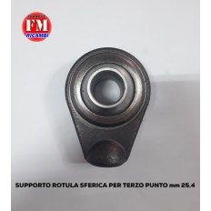 Supporto rotula sferica per terzo punto mm. 25,4