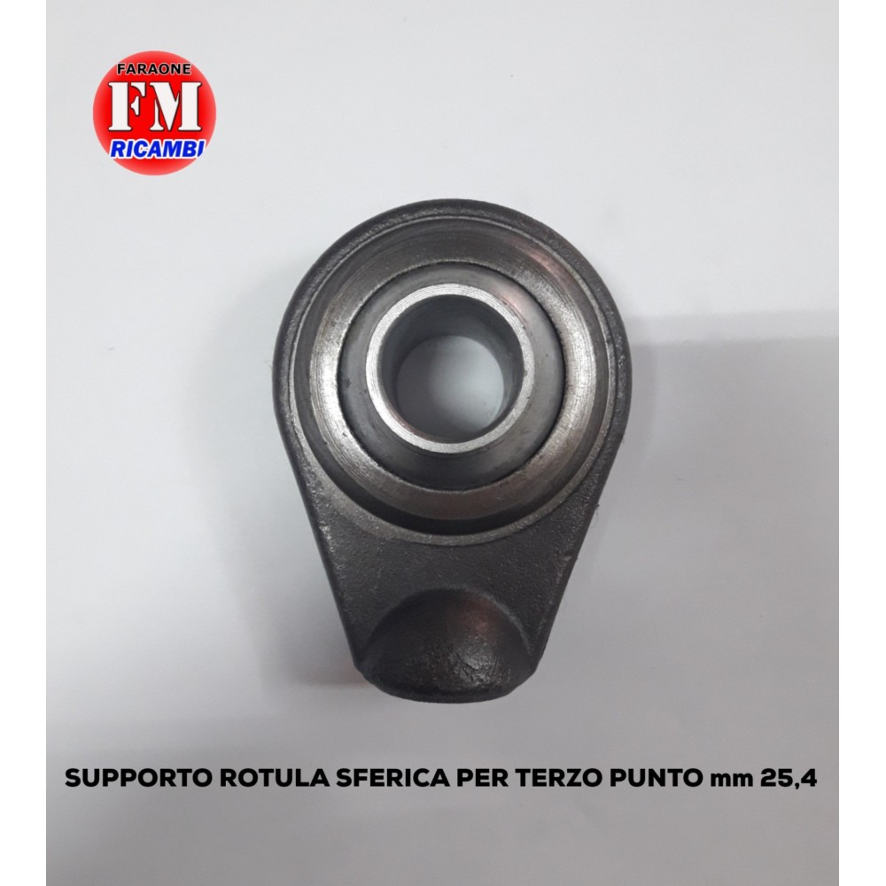 Supporto rotula sferica per terzo punto mm. 25,4