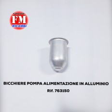 Bicchiere pompa alimentazione alluminio - 763150