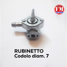 Rubinetto - codolo diam. 7