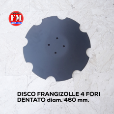 Disco frangizolle dentato 4...