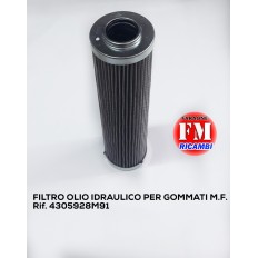 Filtro olio idraulico per gommati M.F. - 4305928M91