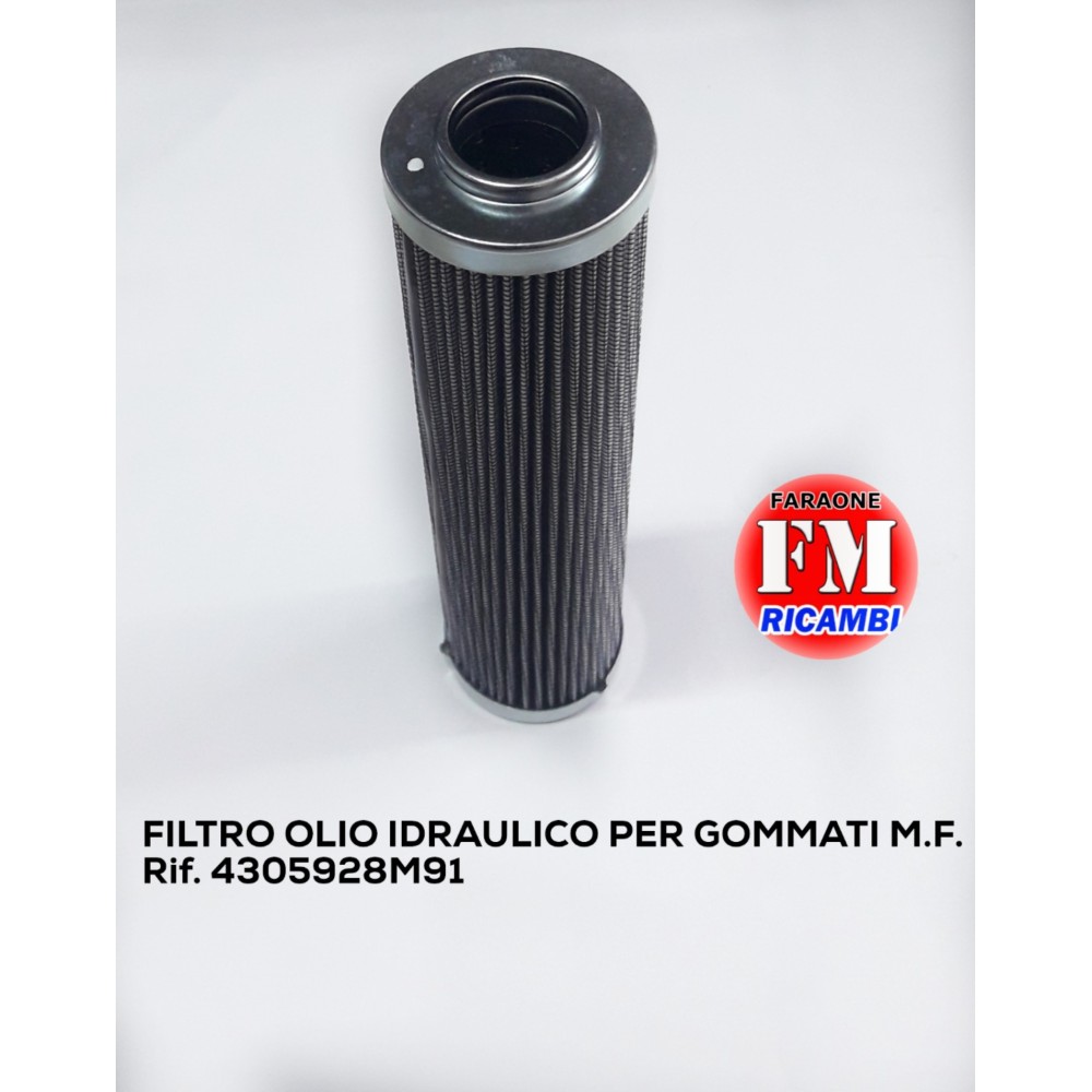 Filtro olio idraulico per gommati M.F. - 4305928M91