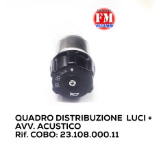 Quadro distribuzione luci + avv. acustico