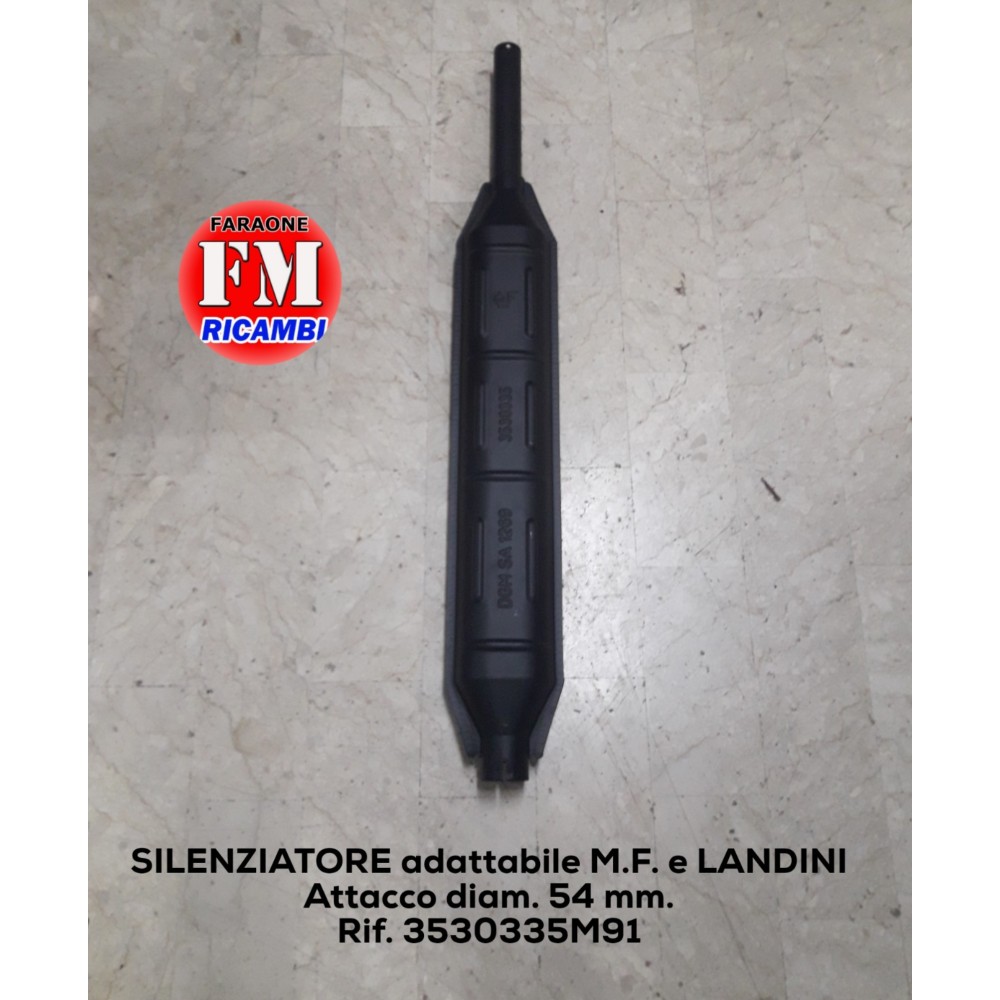 Silenziatore adattabile M.F. e Landini - 3530335M91