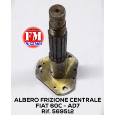 Albero frizione centrale -...