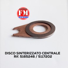 Disco sinterizzato centrale...