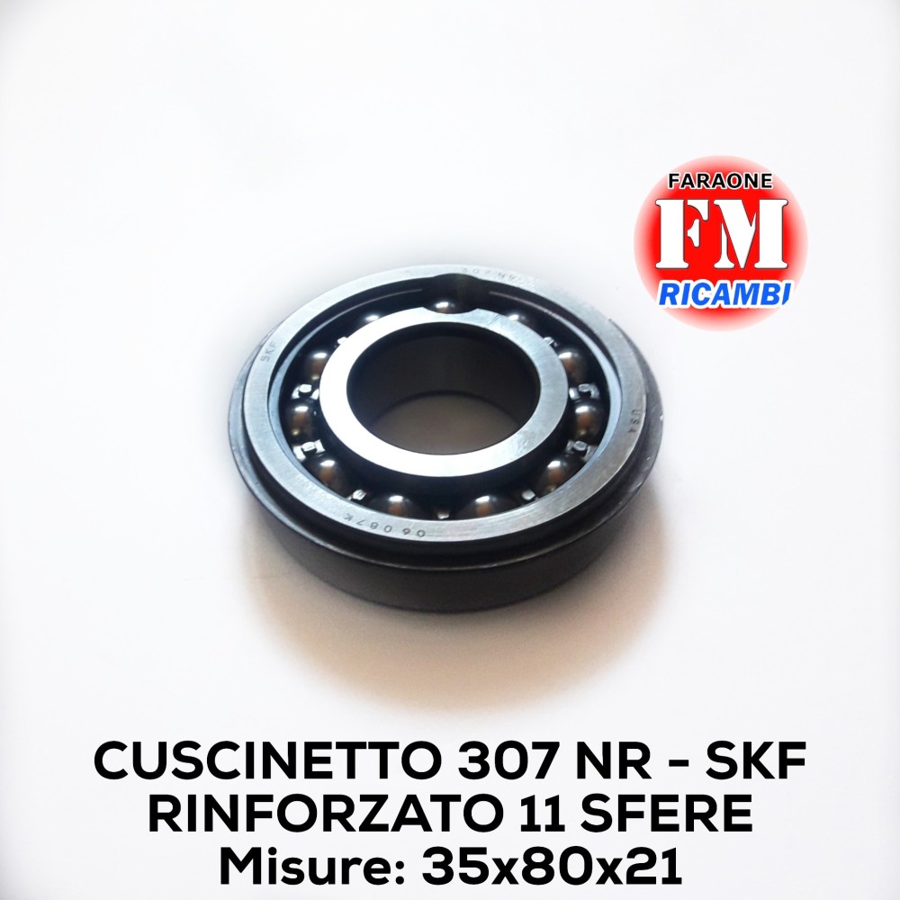 Cuscinetto 307 NR - SKF rinforzato 11 sfere