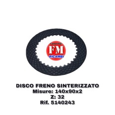 Disco freno sinterizzato -...