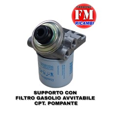 Supporto con filtro gasolio avvitabile cpt. pompante fil. 14x1,5