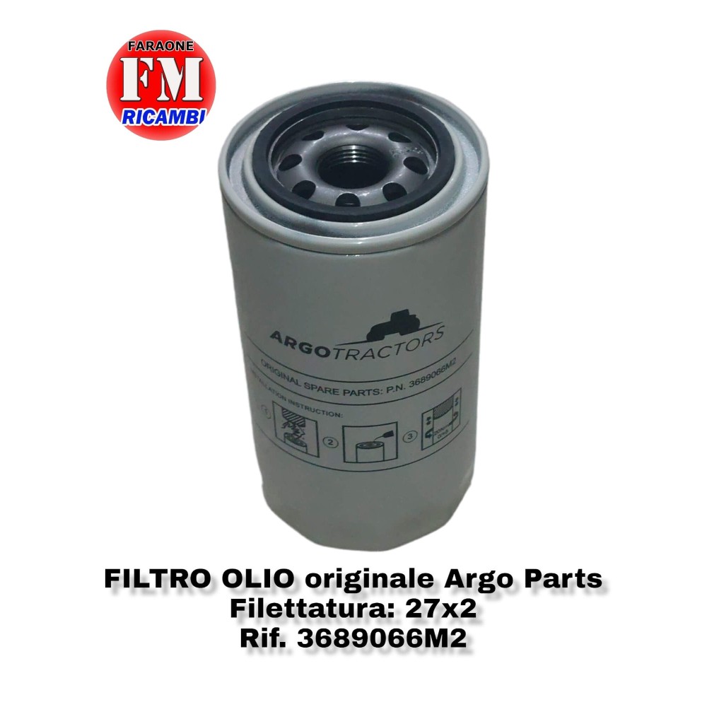Filtro olio - 3689066M2
