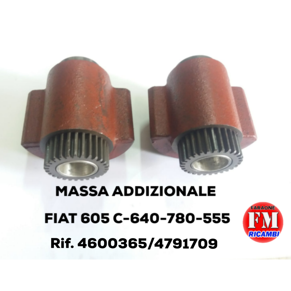 Massa addizionale Fiat 605C-640-780-555 - rif. 4600365 / 4791709